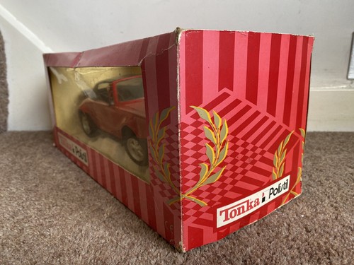 Tonka Polistil Porsche 911 Turbo Cabriolet, 1:16 Scale, Die Cast, Boxed, Red. - Picture 6 of 10