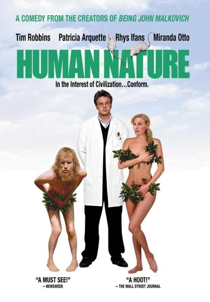 Human Natura DVD (2001) Tim Robbins,Patricia Arquette,Rhys Ifans ,Miranda Otto