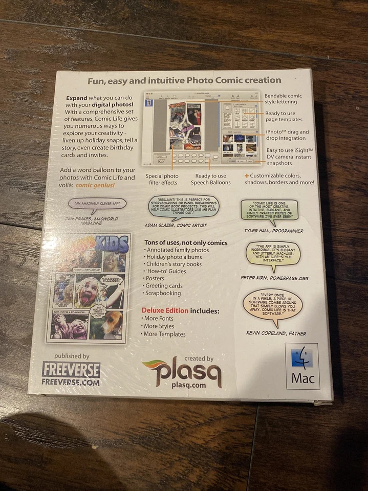 Comic Life Deluxe Edition for Mac & Windows with Ready to Use Styles New in Box - Image 3 of 4