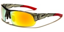 X Loop Sunglasses Half Wrap Around Plastic Frame Sport Baseball Running For Men.