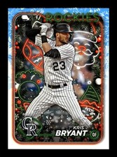 2024 Topps Holiday Kris Bryant #H95 Colorado Rockies