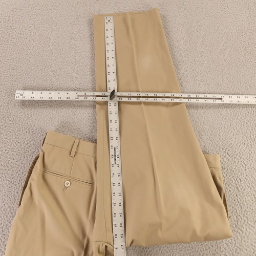 Jos A Bank Suit L Beige Tan Cotton Polyester Hopsack Breathable 44S 38x26 - Picture 20 of 22