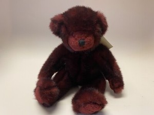 Pottery Barn Maroon Teddy Bear Michael Bear Small | eBay