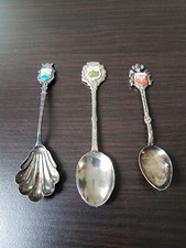 Andenkenl&ouml;ffel Stadtwappen Teel&ouml;ffel Kuchenl&ouml;ffel Vintage Besteck L&ouml;ffel