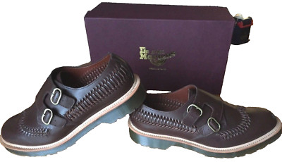 Dr Martens Braider Brown Beaumont Leder Schuhe UK 9,5 EU 44 Made in England