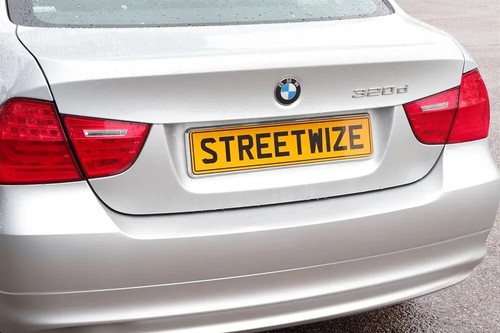 Chrome Silver Metal Number Plate Holder Car Licence Surround Stainless Steel x 1 - Picture 2 of 5