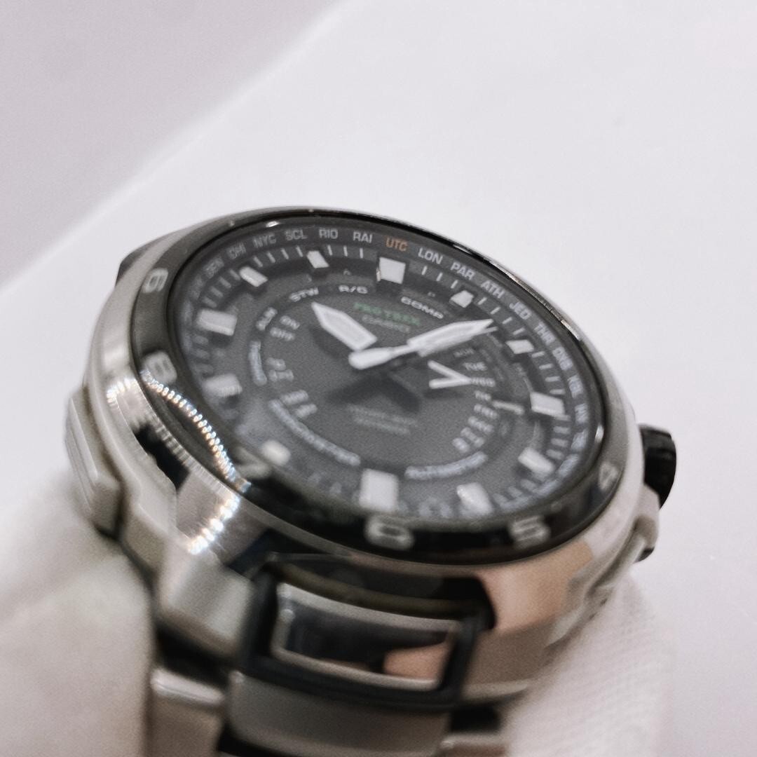 Casio ProTrek PRX-7000T Manaslu Black Solar Analog Watch Casio ProTrek PRX-7000T Manaslu Black Solar Analog Watch