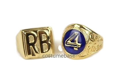 ANCHORMAN RING set of 2 Ron Burgundy channel 4 rings