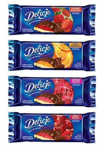 Mondelez DELICJE SZAMPANSKIE Jaffa Cakes in Chocolate 147g / 294g