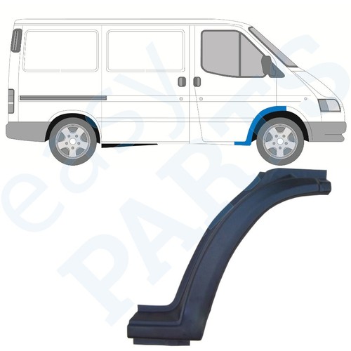 Tôle De Réparation Pour Porte Arrière Gauche Ford Transit 1985-2000 - Pièce Neuve De Rechange