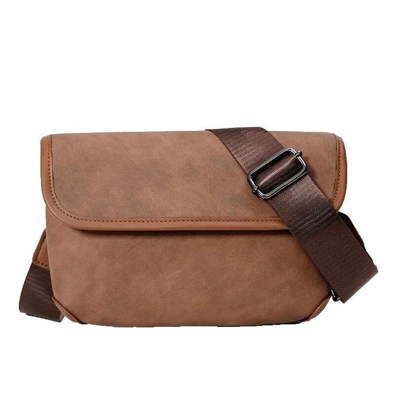 Faux Leather Crossbody Bags for Men