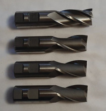 Four - 1" Single End Mills - Finishing - Made in USA!