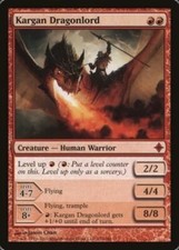 RUSH magic card ENGLISH Kargan Dragonlord ROE