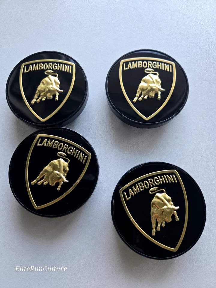 4pcs Set Center Caps For Lamborghini Huracan/Urus/aventador Hubcap 470601147 Foto 2 de 4