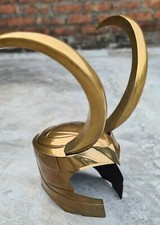 Steel Helmet Marvel Character Loki Helmet Replica Thor Replica LARP SCA