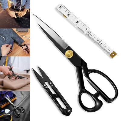 Profi Stoffschere Schneiderschere Set Textilschere Fadenschere Nähschere 20cm 8''