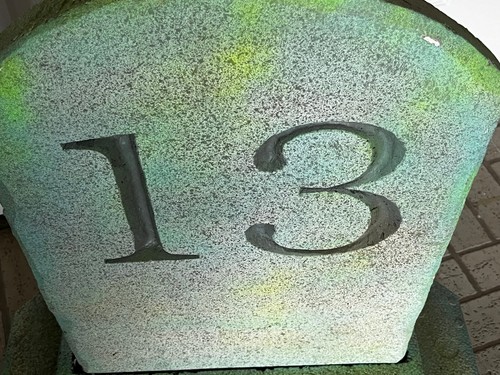 Halloween Haunt House Grave Yard Haunt Cemetery Tombstone Decoration unlucky 13 - Picture 4 of 4