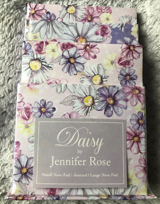Daisy von Jennifer Rose. Kleiner Notizblock/Journal/großer Notizblock Set. Versiegelt.