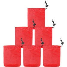 6PCS Gift Package Drawstring Bags Jewelry Pouches Camping Sundries Bags