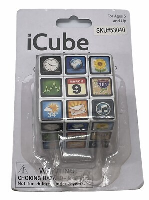 Smart Cube Puzzle Brainteaser iCube Multicolor Various Themes NEW