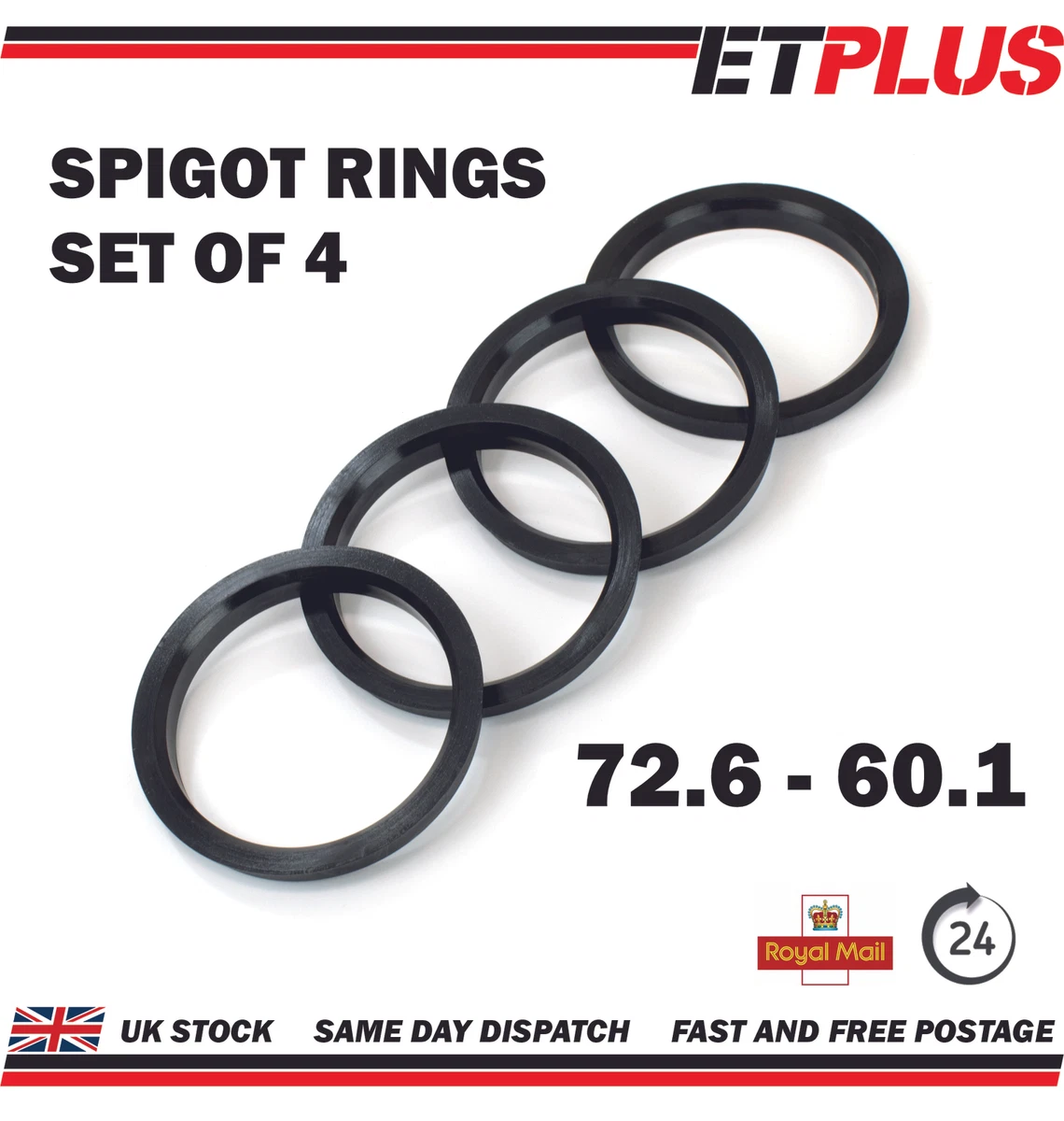 64 - 54.1 Centre Spigot Rings for Borbet Alloy Wheels | UK
