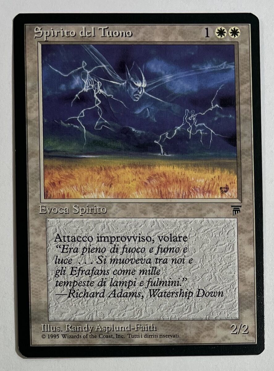 MTG THUNDER SPIRIT Legends (Italian) (OldManMTG 002-642)