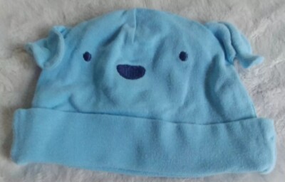 Hat Newborn boys blue puppy beanie infant newborn accessories Baby Cap