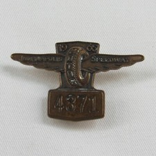 1965 Indianapolis 500 Bronze #4371 Pit Badge Jim Clark Lotus Ford
