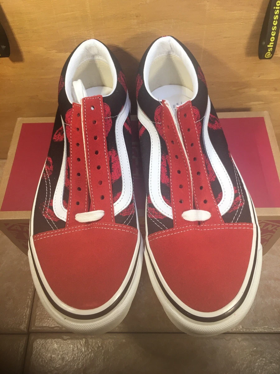Vans lipstick shoes cheap
