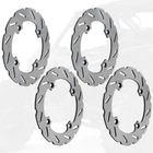 4 Front Rear Brake Disc Rotors for Can-Am Maverick X3 MAX Turbo R & RR 2017-2023