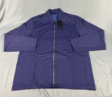 Greyson Golf Jacket Siasconaset Full Zip XL Abyss Blue Polyester NWT MSRP $188