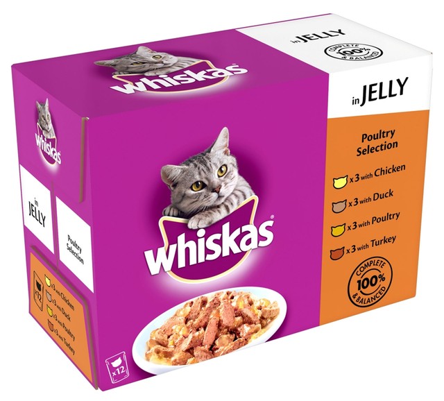 Whiskas Kitten Pouches Food Poultry Selection in Jelly 48 X 100g 4
