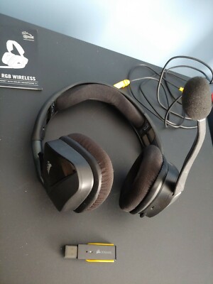 Corsair Void Pro RGB Wireless Gaming Headset-Black | eBay