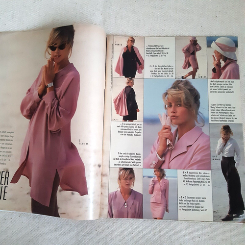 NEUE MODE GERMAN Magazine #1/1992 Vintage Sewing Patterns, Knitting, Cooking - Picture 5 of 17