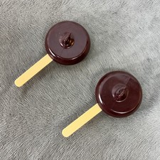 Dairy Queen DQ Chocolate Dilly Bar Plastic Pretend Food Toy Boley 2009 Lot of 2