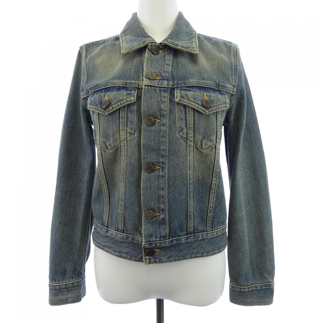 Authentic Saint Laurent 695196 Denim Jacket #241-004-022-5963