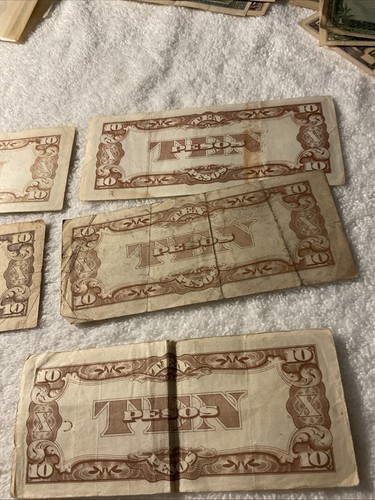 Philippines-JAPANESE GOVERNMENT (1940’s-)-TEN PESOS x 6-Banknotes CIRCULATED - Picture 7 of 7