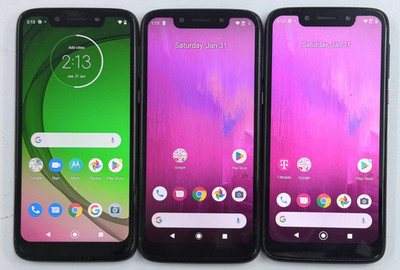 LOT OF 3 x UNLOCKED / T-Mobile Alcatel REVVLRY XT1952 4G LTE Smart Phones *READ*