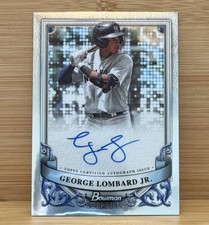 2024 Bowman Sterling - Prospect Autographs George Lombard Jr. #PA-GL (AU)
