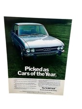 1973 Audi 100LS Picked as Car of the Year Vintage Print Ad