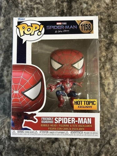 Funko POP! Friendly Neighborhood Spider-Man 1158 Hot Topic Exclusive Marvel