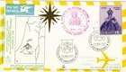 Dr Jim Stamps Vatican Fdc 1968 Christmas 10Th Christmas Flight Air Mail Cover