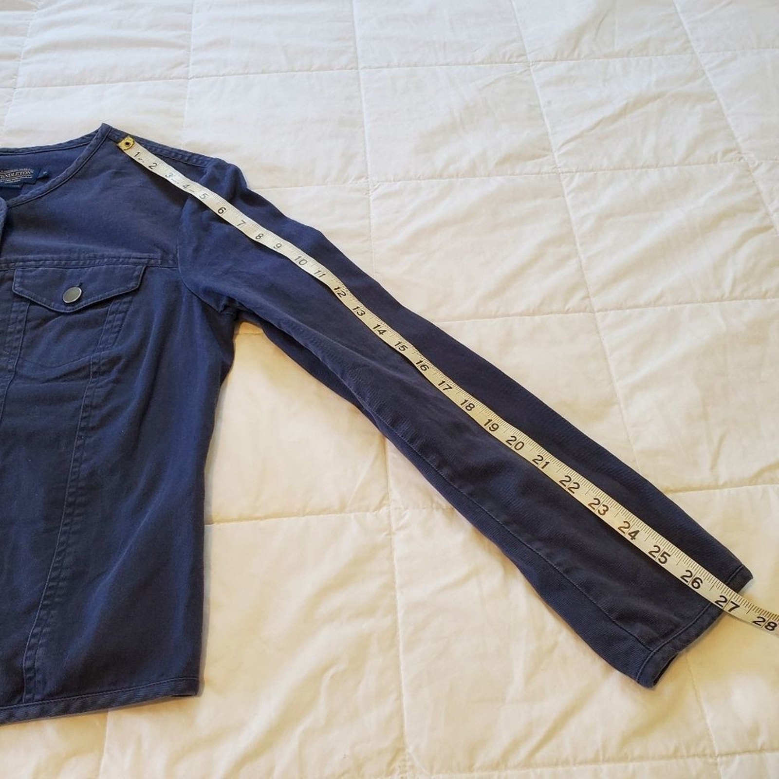 Pendleton medium womens navy button down jacket /… - image 7