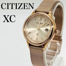 Citizen xC EW2635-54A Pink Gold Solar Watch, Good Condition, Rare