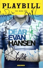 Dean Evan Hansen Signed Autographed Cast Playbill - Ben Platt