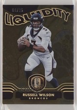 2022 Panini Gold Standard Liquidity 6/25 Russell Wilson #LIQ-13 9o3
