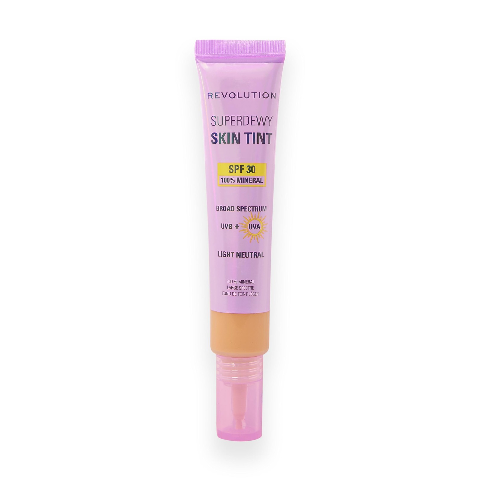 Revolution Superdewy SPF30 Skin Tint, Suitable for Sensitive & Acne-Prone Skin, Lightweight Buildable Formula, Vegan & Cruelty-Free, Light Neutral, 28ml - Image 2