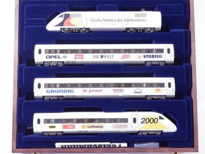 »FLEISCHMANN 1999 H0 DC · ZUGSET ''2000'' ICE ''GROßE MARKEN DES JAHRHUNDERTS'' · OV