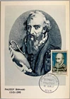 FRANCE FIRST DAY POST CARD MAXIMUM 1957 PALISSY BERNARD 12F SUR TAXE 3F
