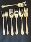 Gorham Sterling Silver Serving Forks Lion Anchor Mark The Bell Jewelry Co. Rare